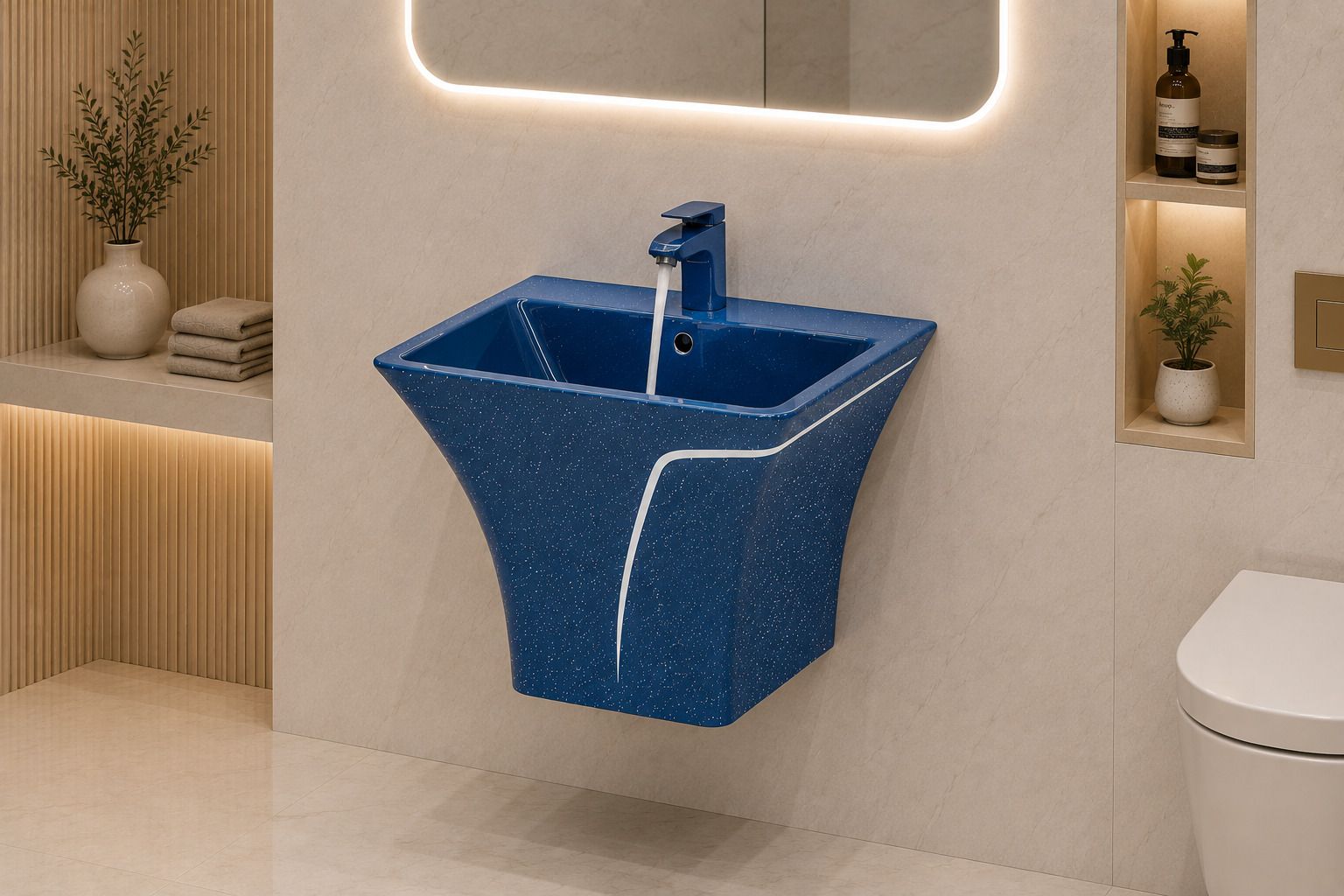 kemjo Luxurious Hand Crafted Bathroom Designer Wall Mounted Basin CBX52 Wall Hung Basin-picture-39