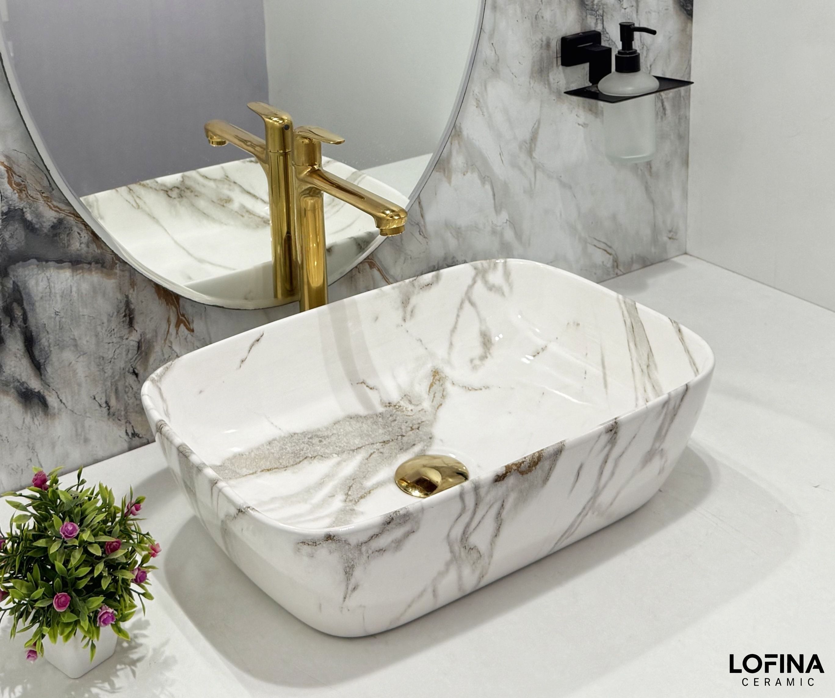 Premium Designer Table Top Counter Top Ceramic Wash Basin AI1023 Premium Marble Designer Ceramic Wash Basin Table Top Basin-image-33