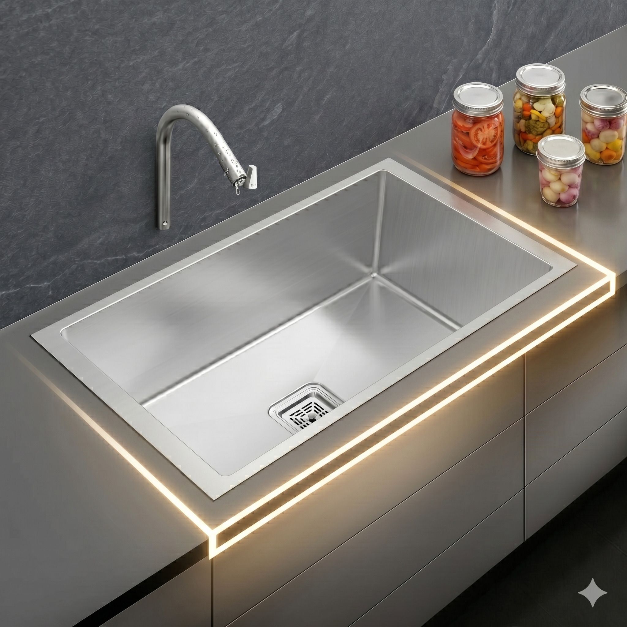 SF3218 | HANDAMDE KITCHEN SINK | PREMIUM QUALITY | MATT | Vessel Sink-image-40