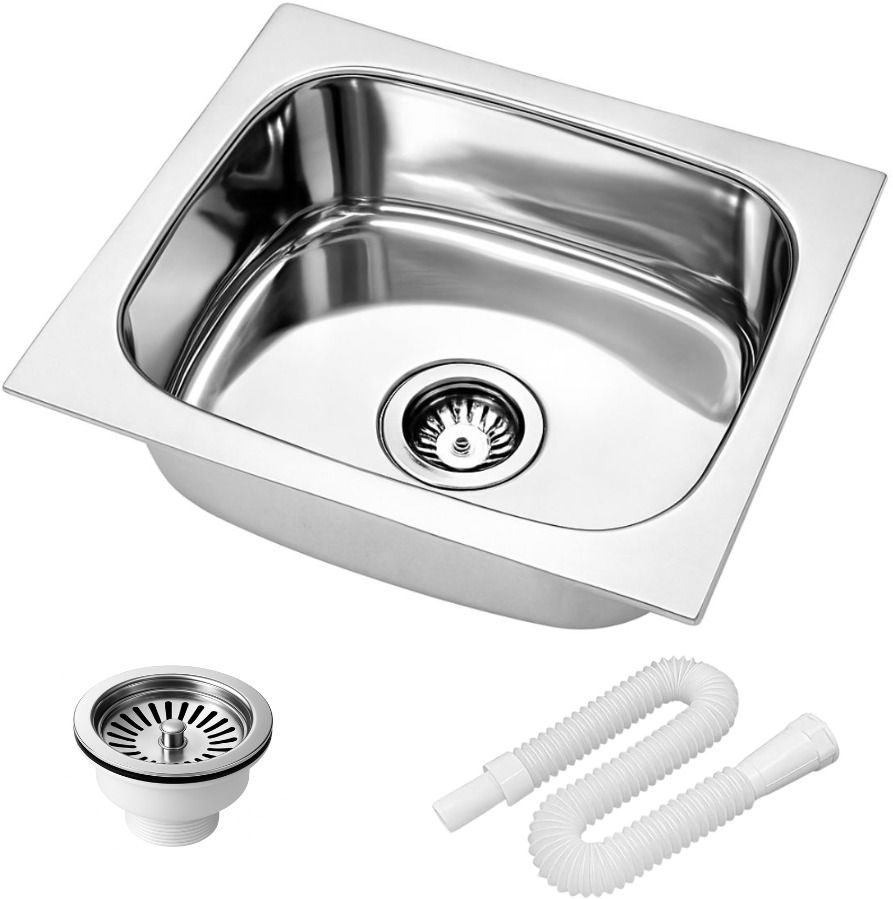 housex Premium Kitchen sink 16"x18" inch Stainless Steel Single bowl sink KS-729 Vessel Sink-picture-46