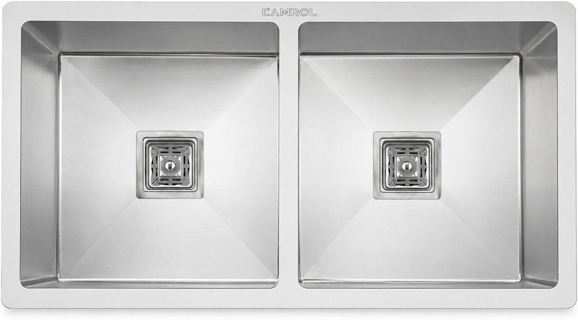 camrol 45 x 20 Inch JSL 304 Rhino Matt Stainless Steel Kitchen Sink 45 x 20 Inch JSL 304 Rhino Matt Stainless Steel Kitchen Sink Table Top Basin-picture-10