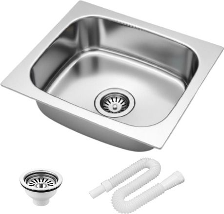 Premium Compact kitchen sink 16x18 Single bowl sink for kitchen KS-845 Vessel Sink-image-24