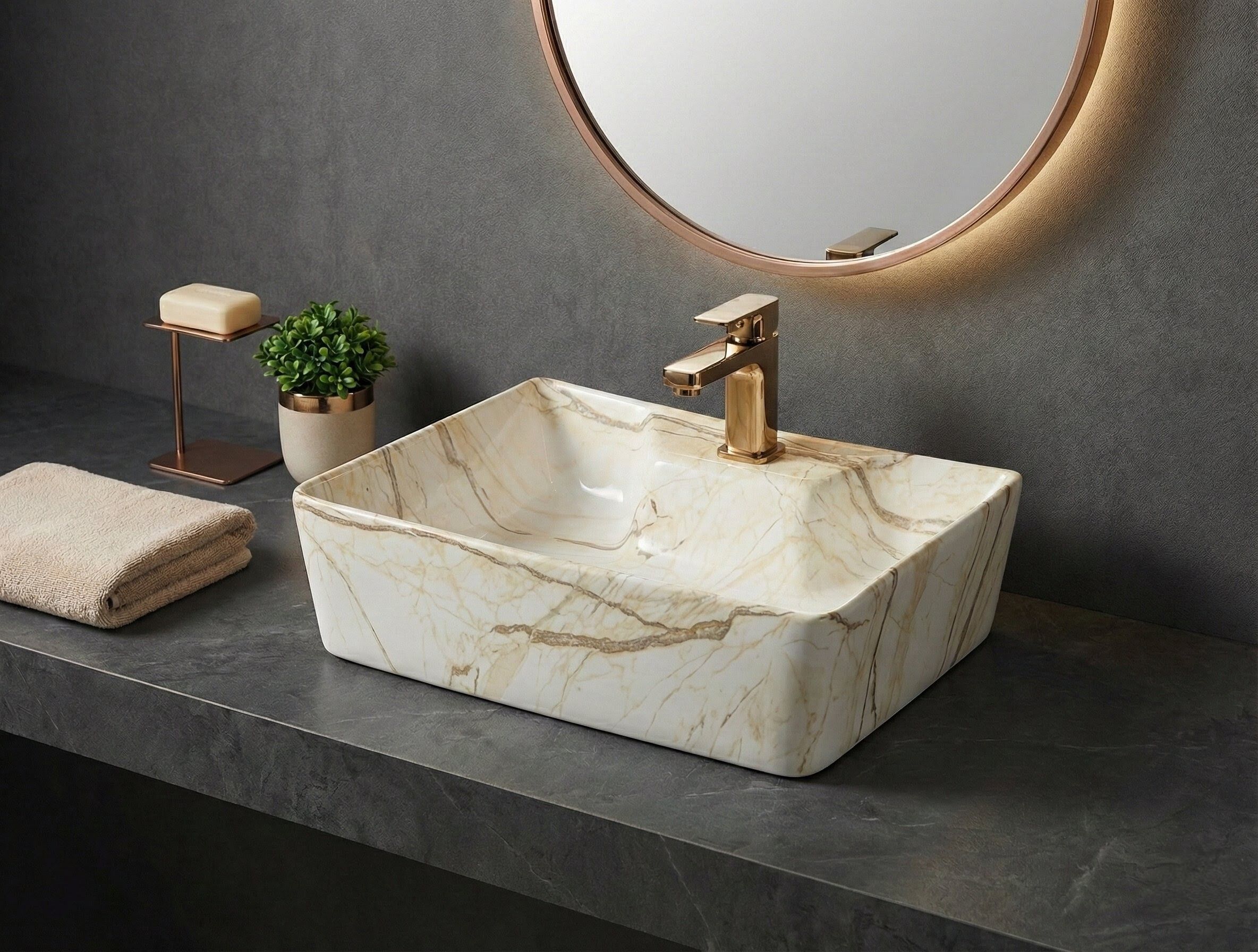 foxx sanitaryware Modern Ceramic Wash Basin for Bathroom 12x16-1009 12x16-1009 Wall Hung Basin-picture-36