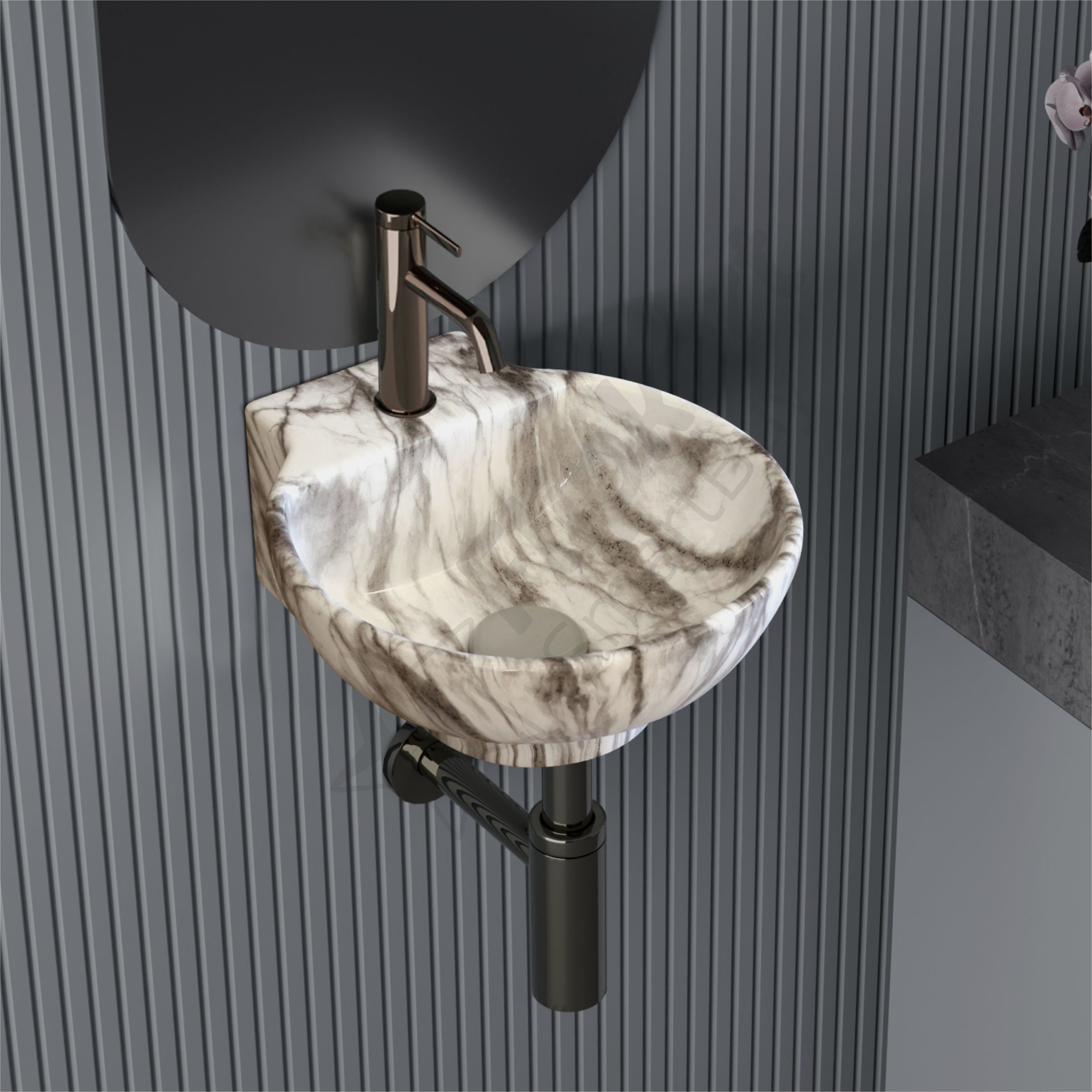 flipkart smartbuy 2 in 1 wall hung basin and tabel top basin Premium Quality 1514 f Wall Hung Basin-picture-15