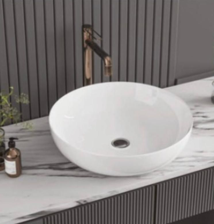 Dallos Premium White Ceramic Table Top Basin for Bathroom|Counter Top Wash Basin 3102 Table Top Basin-picture-43