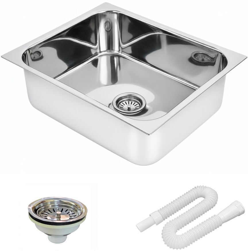 Sink for Kitchen 16x18 Single bowl sink Stainless steel KS-372 Vessel Sink-image-38