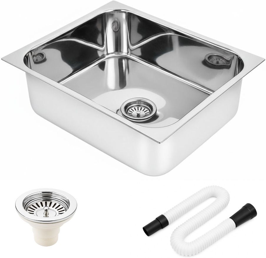 housex Premium Kitchen sink 16"x18" inch Stainless Steel Single bowl sink KS-751 Vessel Sink-picture-20