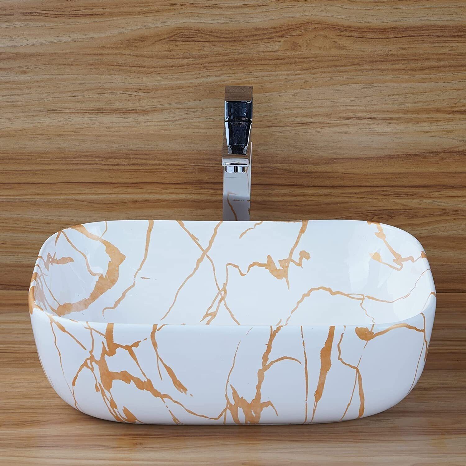 hisre Table Top Wash Basin For Bathroom | Over Counter Top Wash Basin For Living Room S200288 Table Top Basin-picture-10