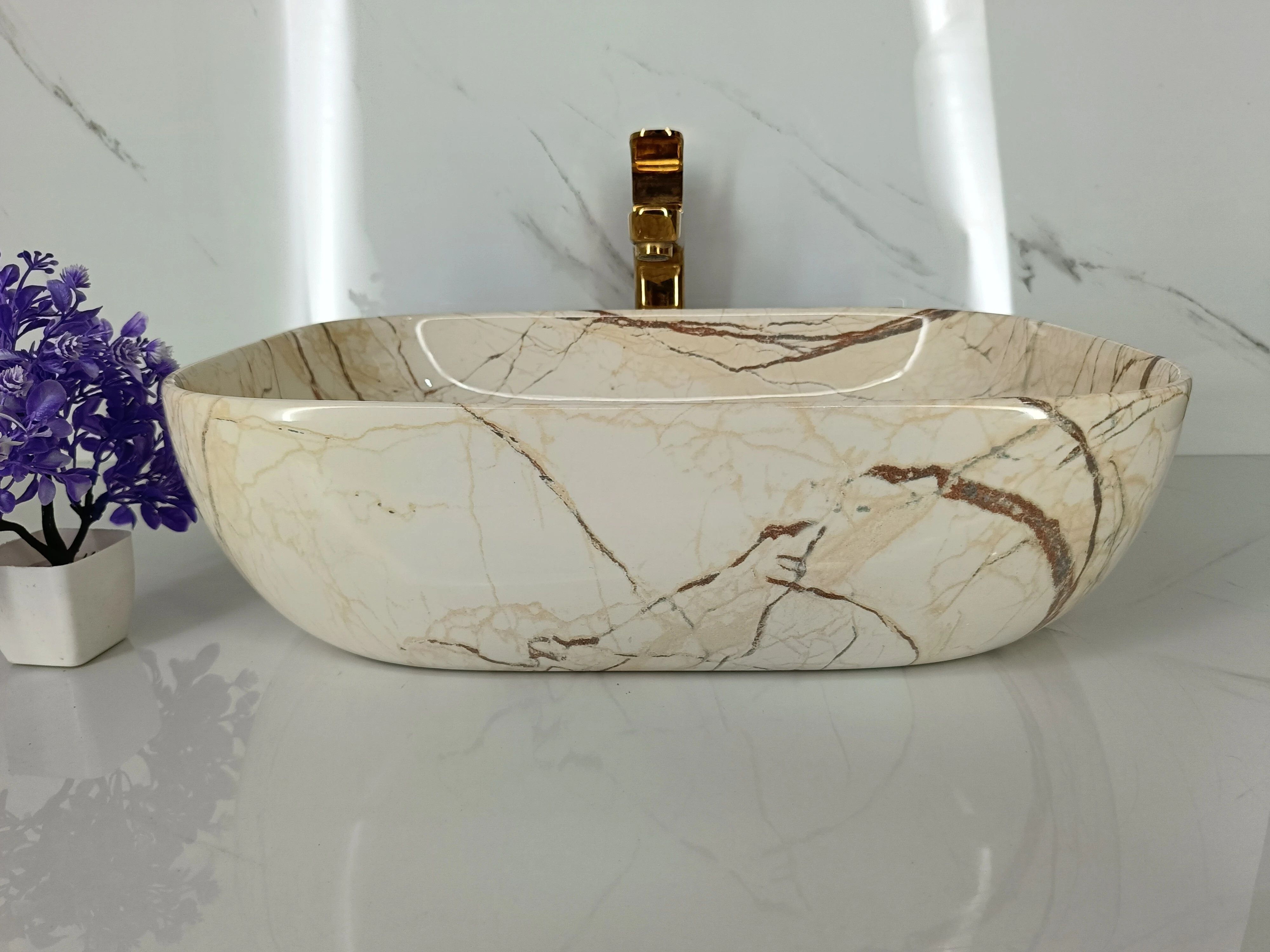 Premium Ceramic vessel Sink Which Gives Look To your Home Table Top Wash Basin JSD 1006(L45xW32.5xH12.5Cm) Very Stylish Bathroom Luxury Ceramic Wash Basin Table Top Basin-image-8