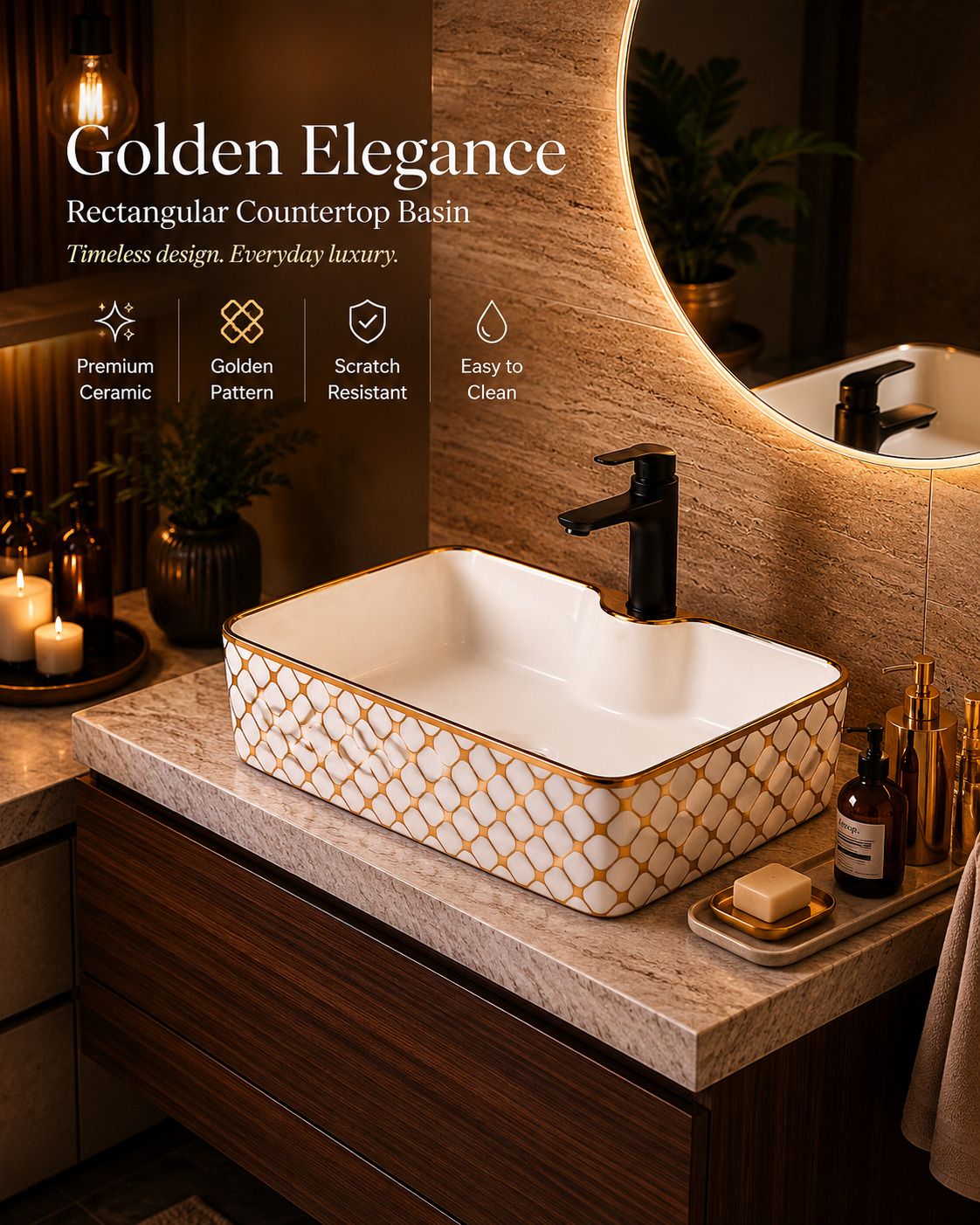marvaniya ceramic MARVANIYA STARCO WHITE 1005 Table Top Basin-picture-15