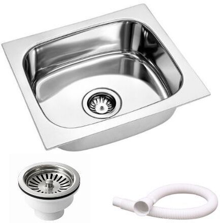 HouseX Premium Kitchen sink 16x18x7 Single bowl sink KS-1432 Vessel Sink-picture-20
