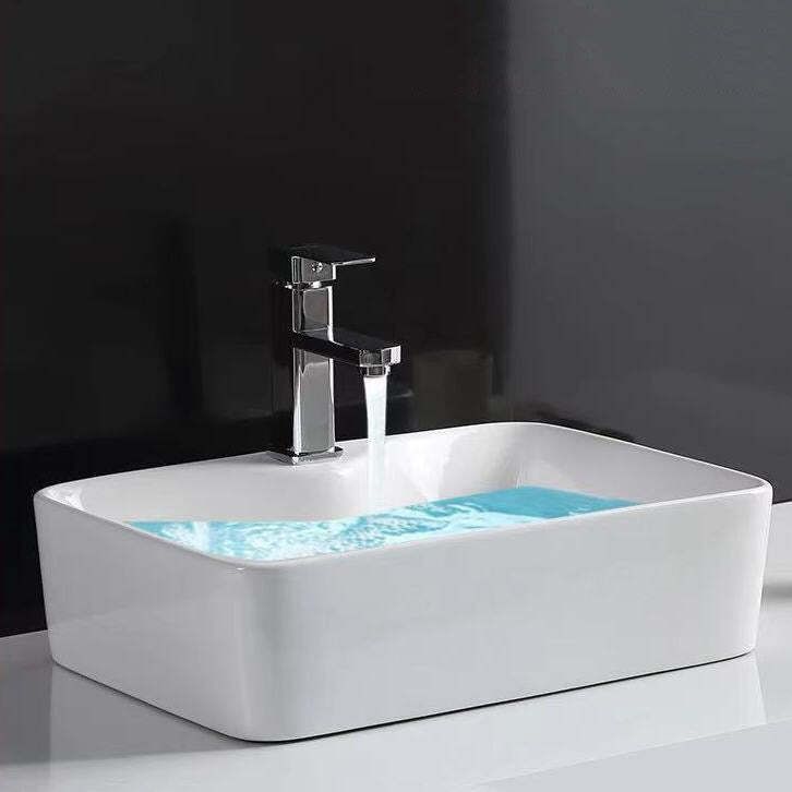 Premium Quality Ceramic Countertop Hand Wash Basin For Home,Office,Bathroom 7012 Table Top Basin-image-19