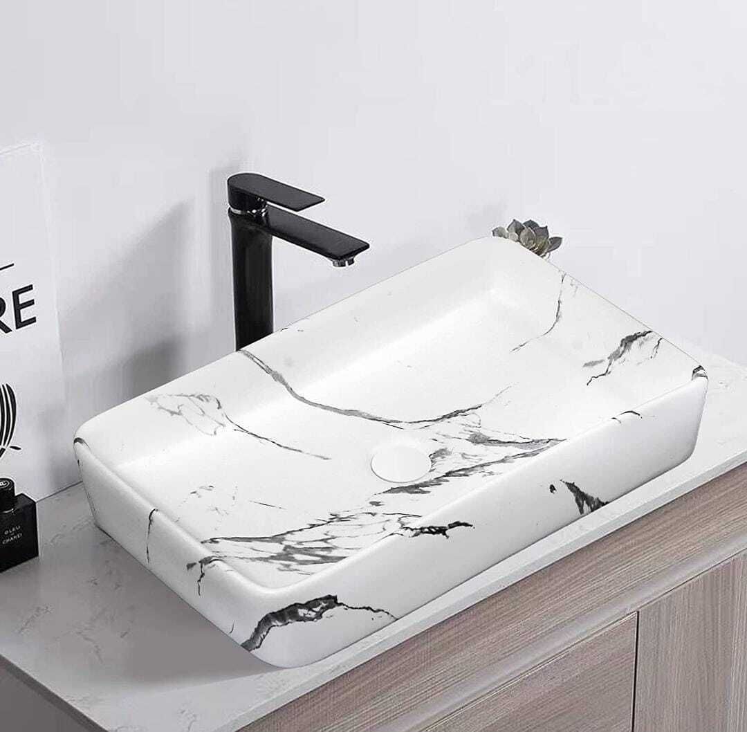 BIG SIZE DESIGNER PREMIUM TABLE TOP COUNTER TOP WASH BASIN 24x13.5x5 412 Table Top Basin-image-13
