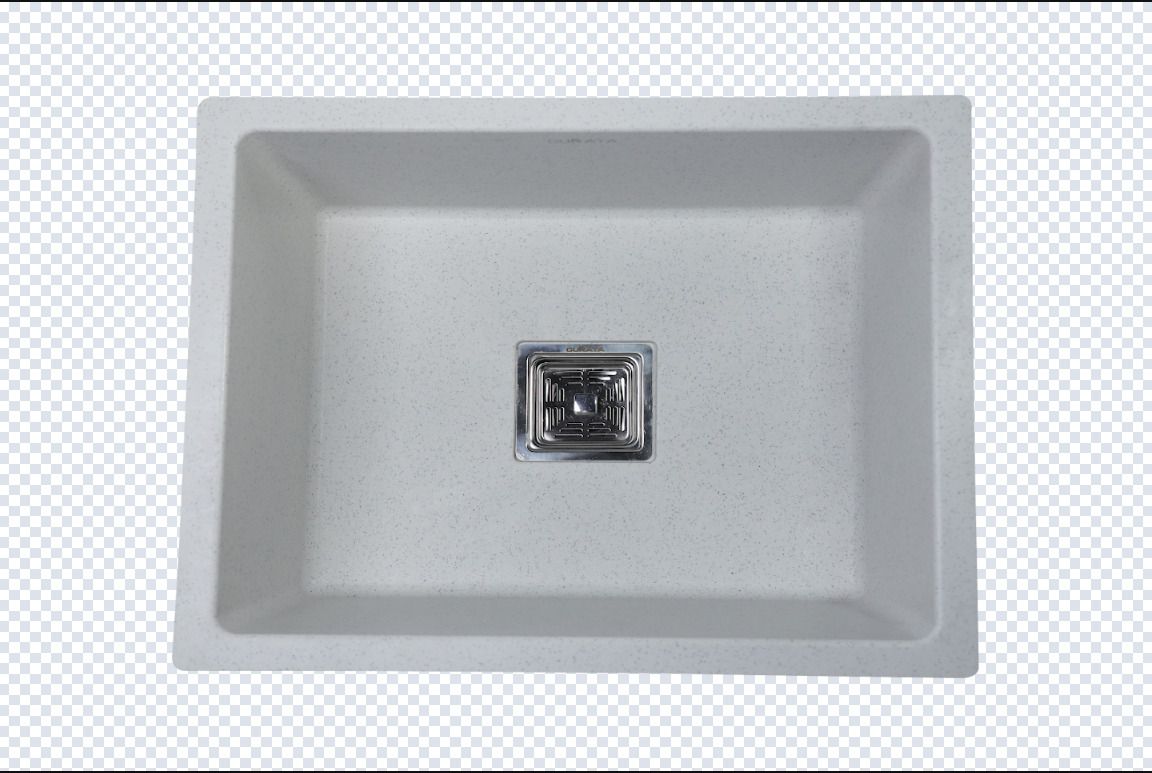 CURATA 16×18 White Quartz Kitchen Sink 18X24 GRANITE WHITE QUARTZ KITCHEN SINK Top Mount-picture-11