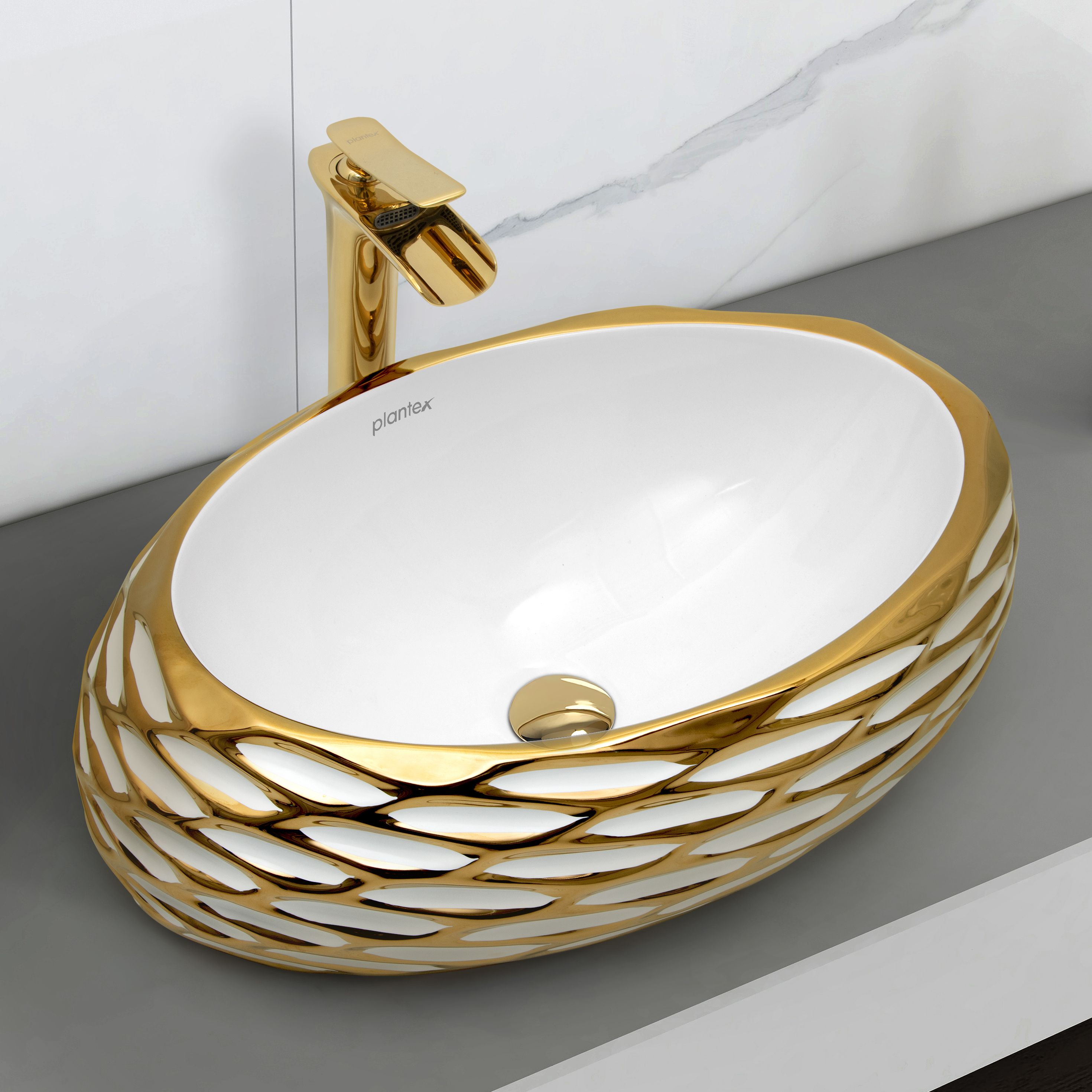 Ceramic Basin for Bathroom/Table Top Basin/Washbasin for Bathroom - (EQTT-593) Counter Top-image-27