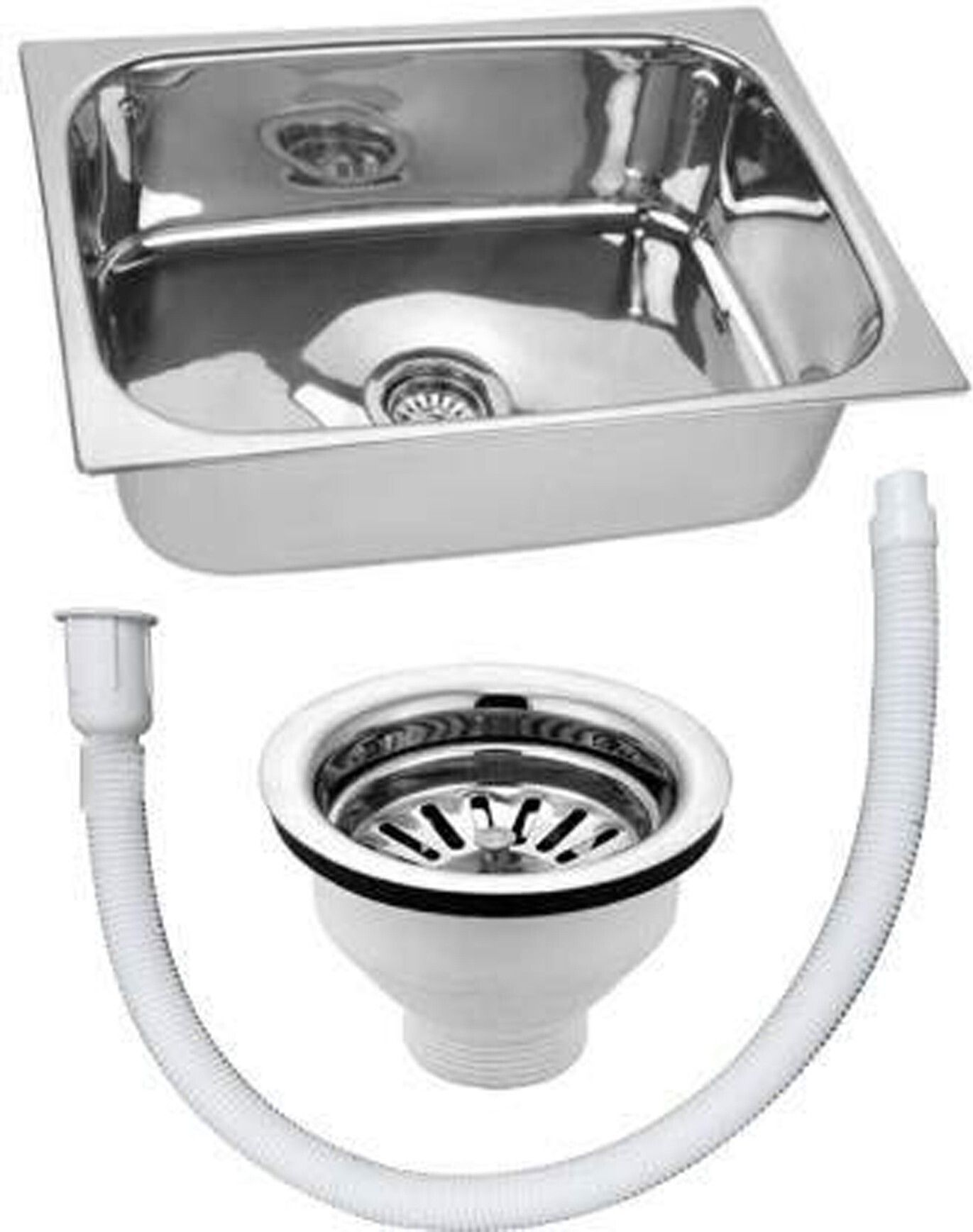 Premium Quality Kitchen Sink 24x18x9 Stainless Steel kitchen 304 Grade Heavy 10 year warranty Vessel Sink