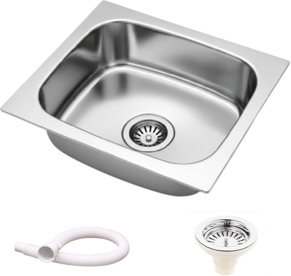 Premium Kitchen sink 16"x18"x7" Single bowl sink KS-205 Vessel Sink-image-28