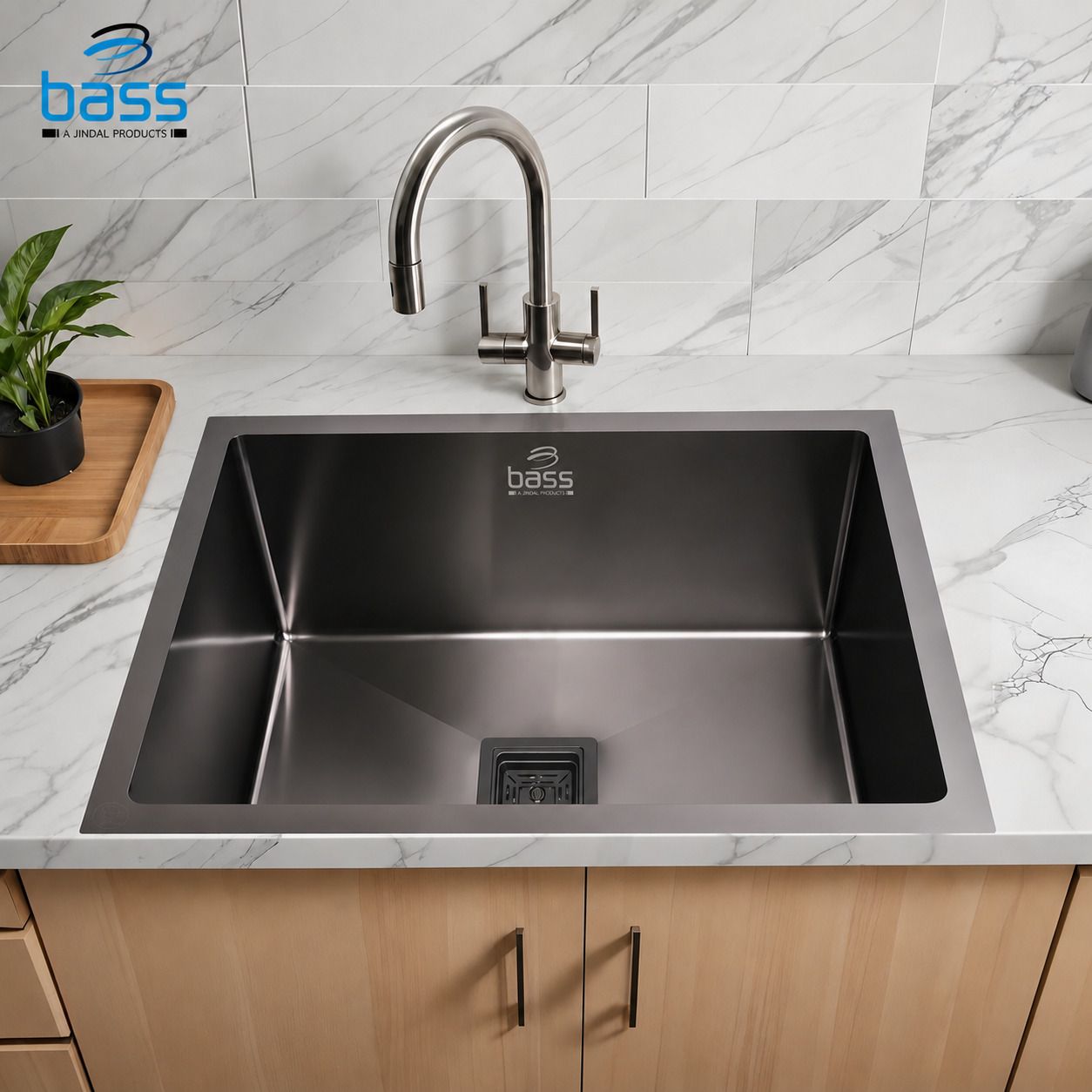 24x18x10 inch Black Single Bowl Stainless Steel Premium Handmade Kitchen Sink 24*18 Inch Black Matt Finish Handmade sink with Accessories Vessel Sink-image-48