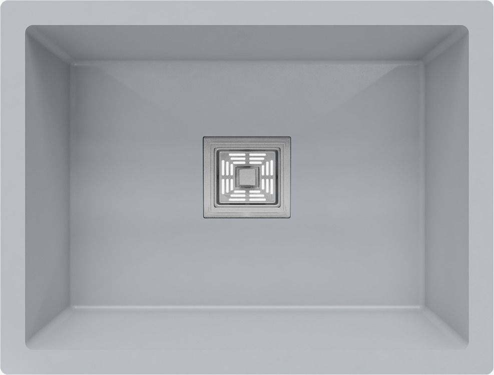 I BUILD QUARTZ SINK Sliver Grey IB - 24 X 18 SINGLE BOWL Vessel Sink-image-12