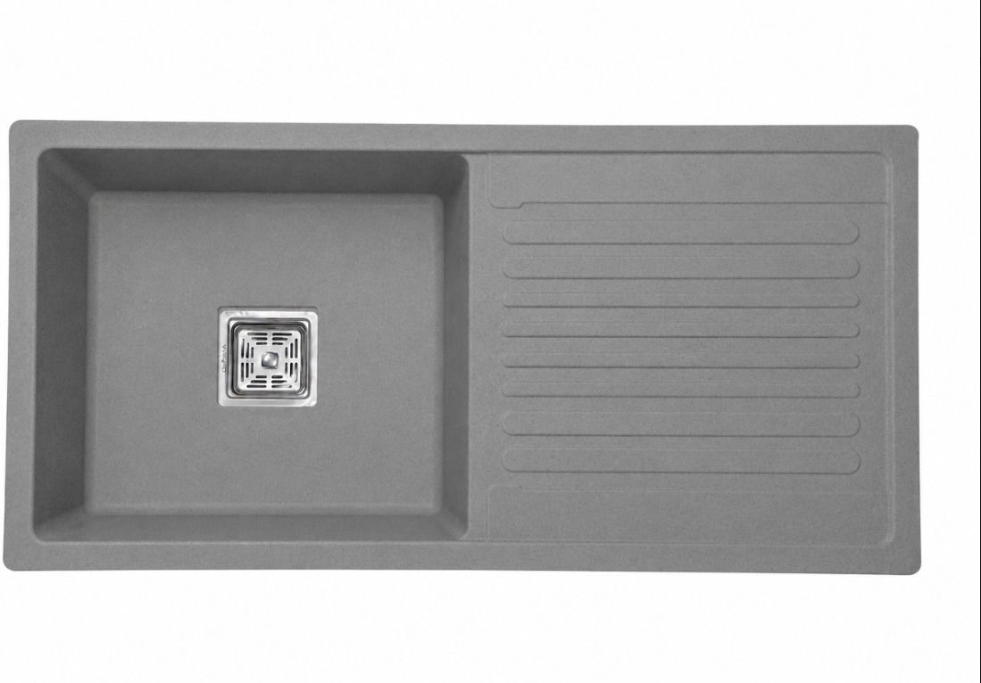 curata 18X36 MATT BLACK QUARTZ KITCHEN SINK 18X36 MATT GREY QUARTZ KITCHEN SINK Table Top Basin-picture-37