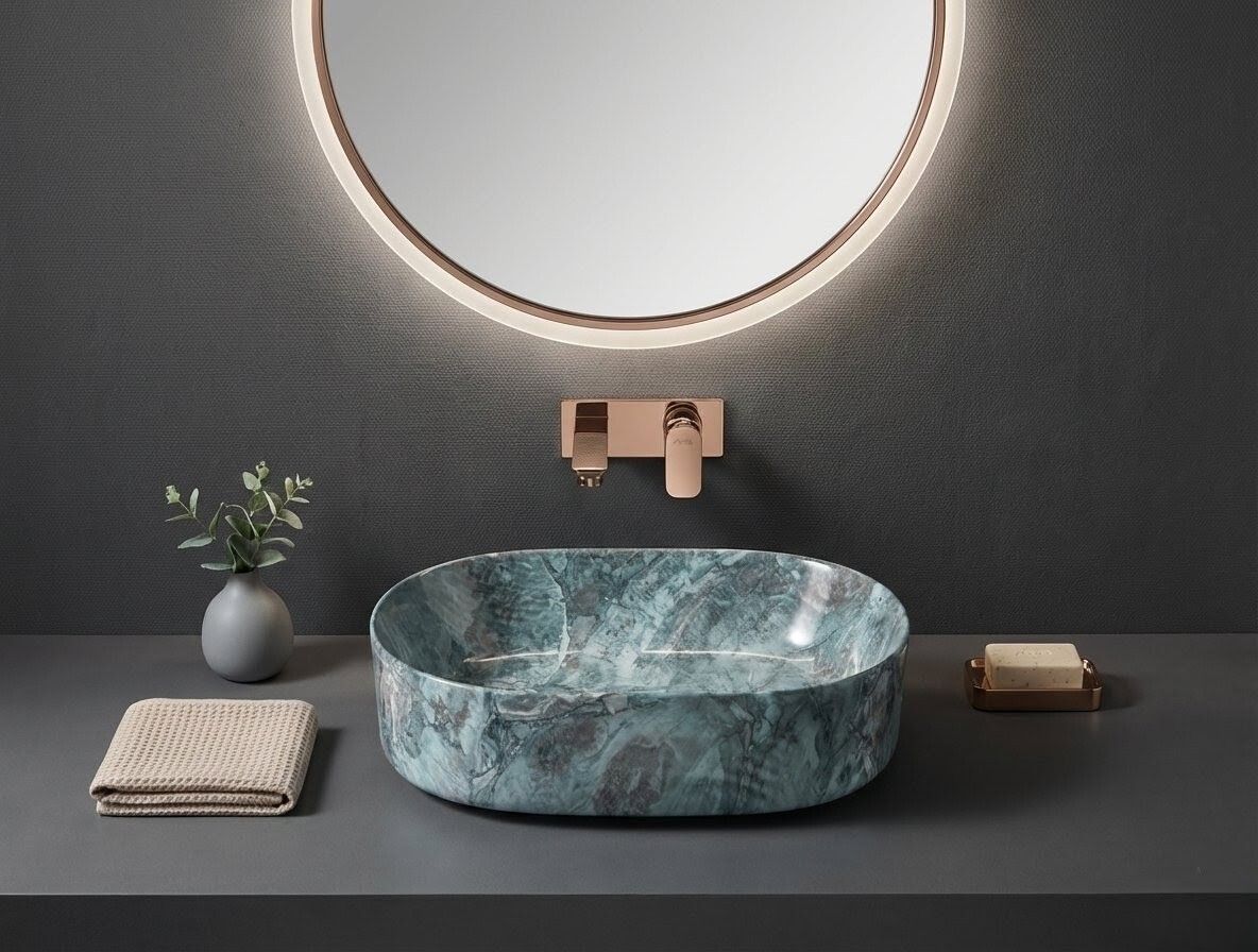 Premium Luxury Ceramic Wash Basin for Home, Restaurants & Hotels (CH-16) CH-1016 Table Top Basin-image-13