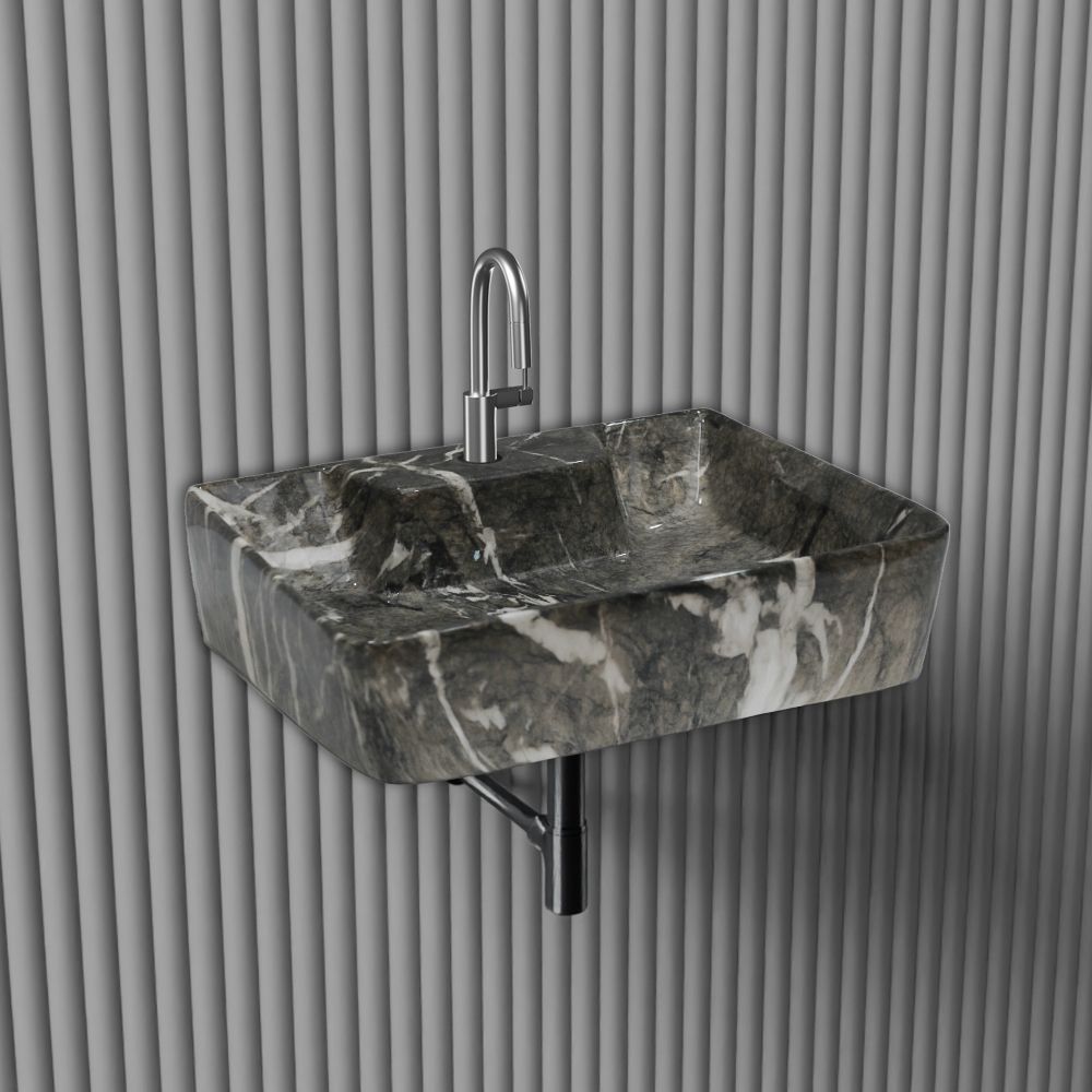 Wall Mount basin & tebal top basin Ceramic Wash Basin Glossy 751 (12x16x5 inch) Table Top Basin-image-24