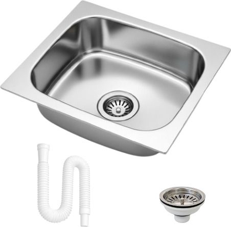 HouseX Premium sink for kitchen 18x16 single bowl sink Kitchen sink KS-807 Vessel Sink-image-18