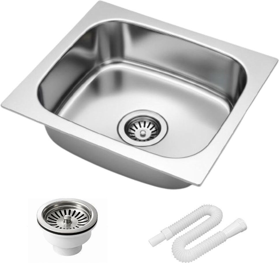 Best Kitchen sink for home 16x18 Single bowl sink KS-260 Vessel Sink-image-9