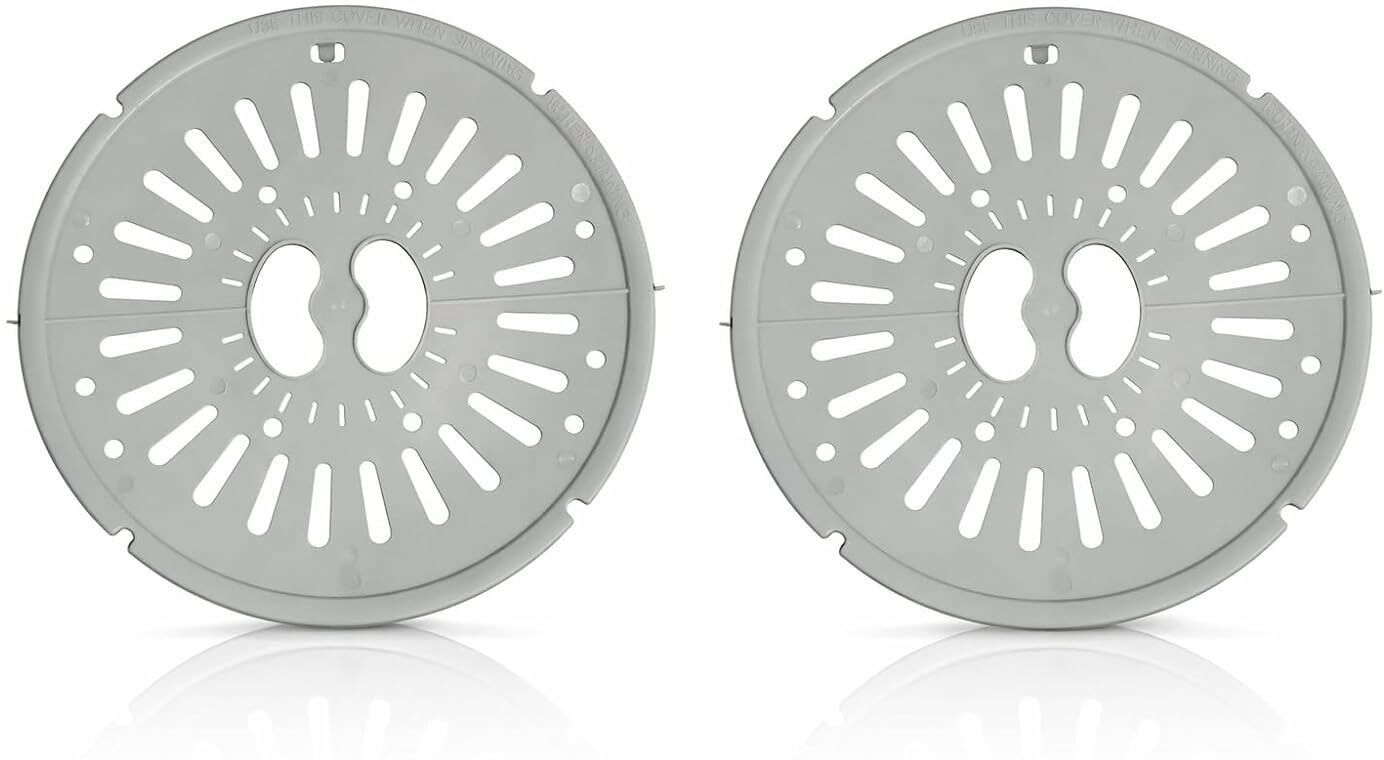 Pack of 2 Semi Automatic Washing Machine Spin Cap/Dryer Safety Cover Lid Washing Machine Dryer Lint Filter-image-25
