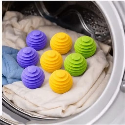 raxit e-mart Reusable Big Washing Balls 8 Pcs Reduce Wrinkles and Tangling Washing Machine Dryer Lint Filter-picture-26