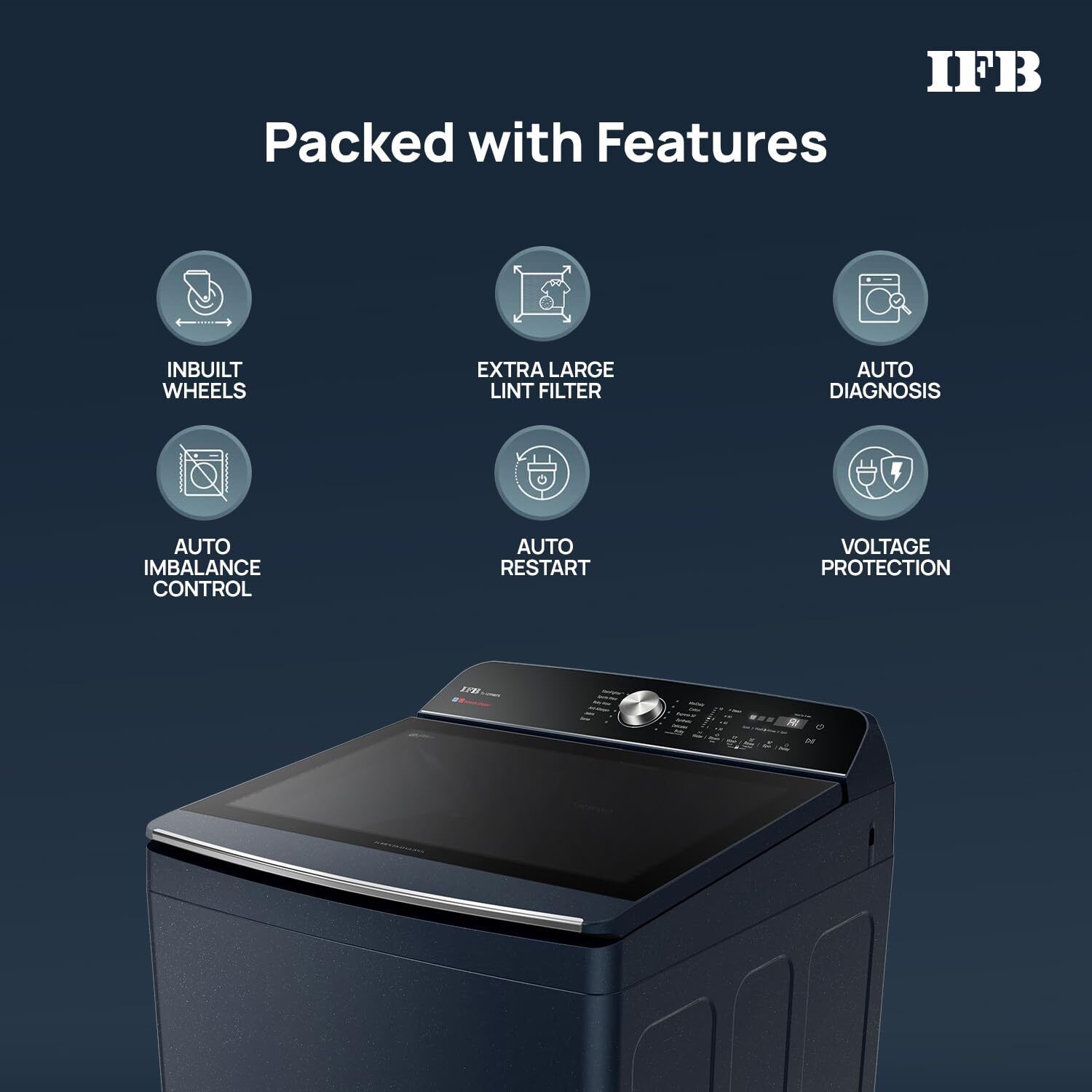 12 kg Fully Automatic Top Load with In-built Heater Blue-image-48