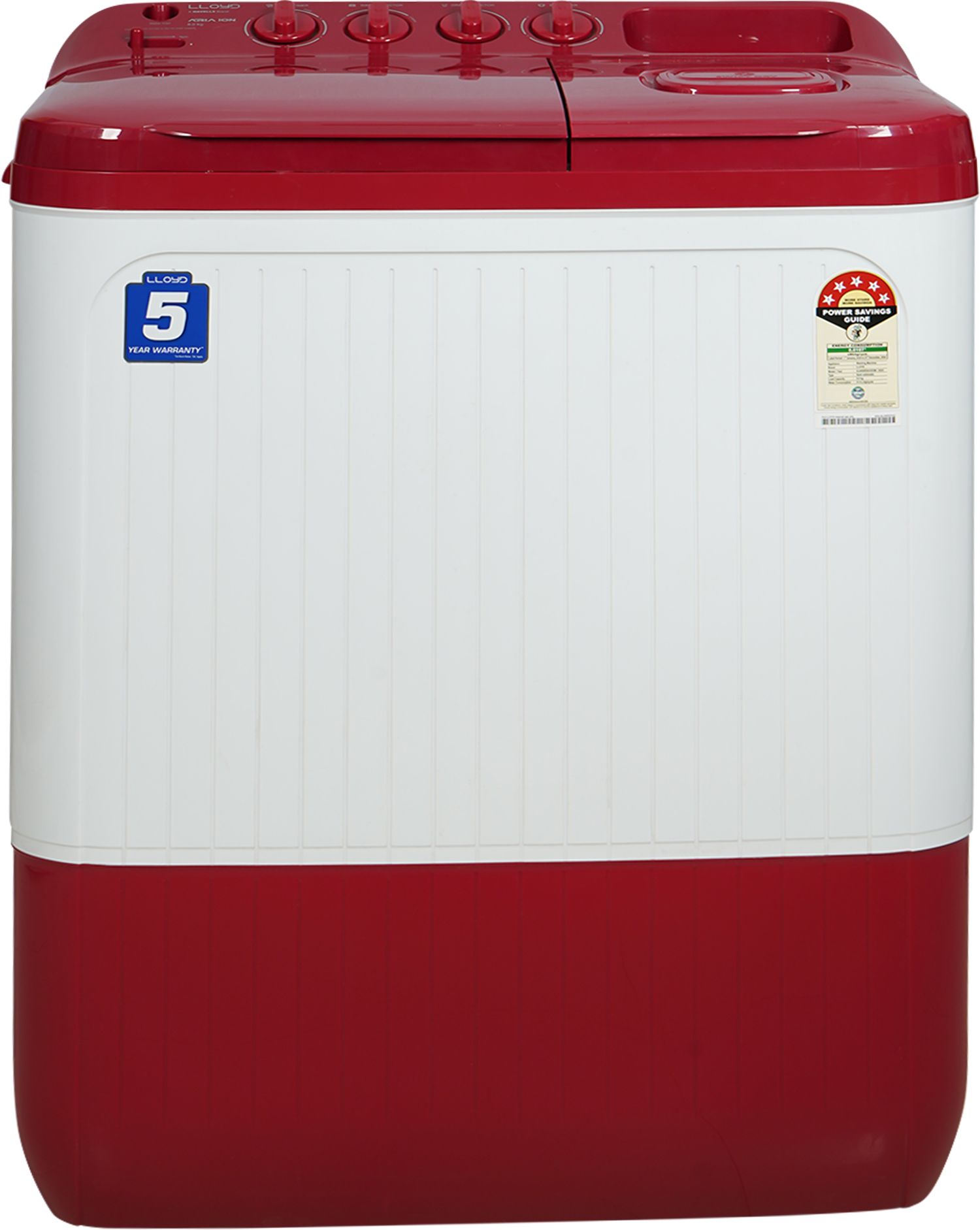 8 kg Semi Automatic Top Load Maroon-image-23