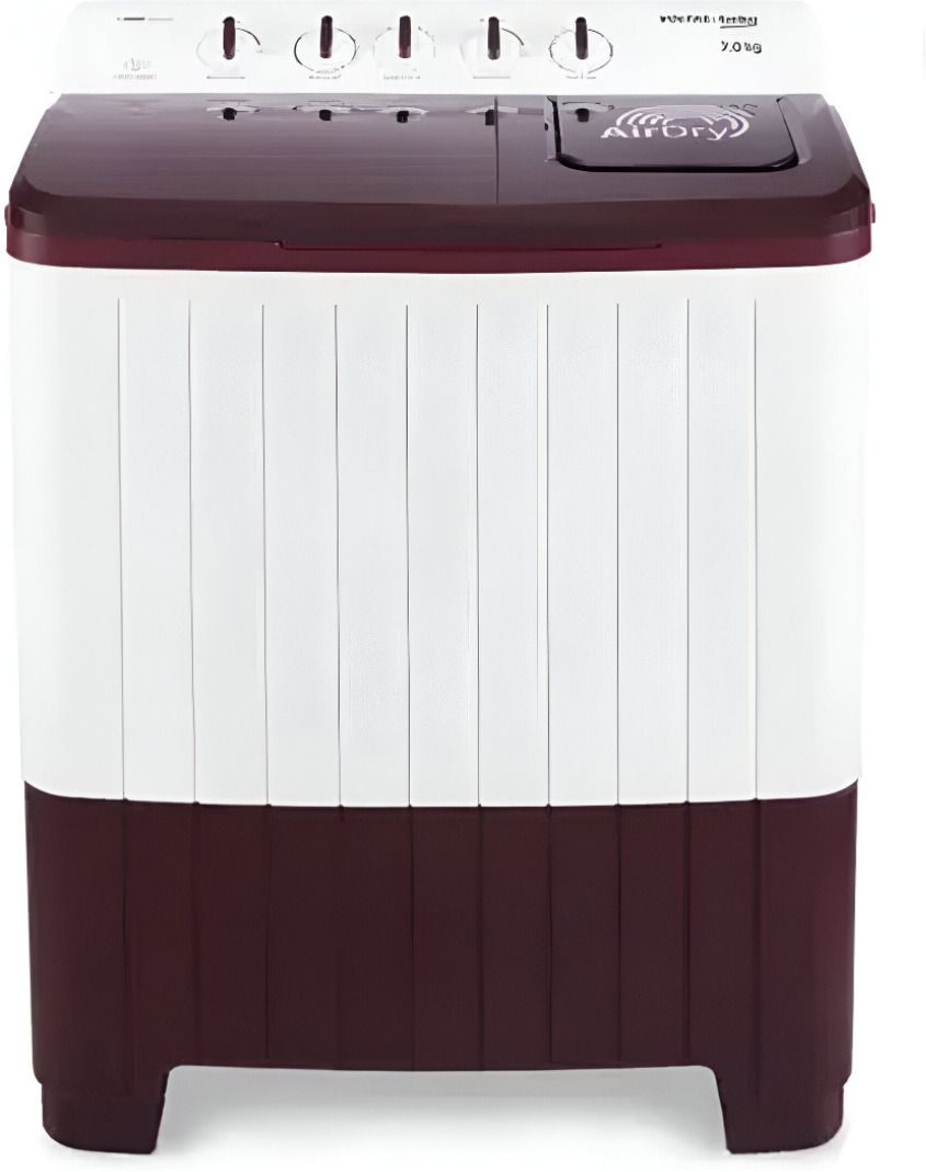 voltas beko 7 kg Semi Automatic Top Load Maroon, White-picture-35
