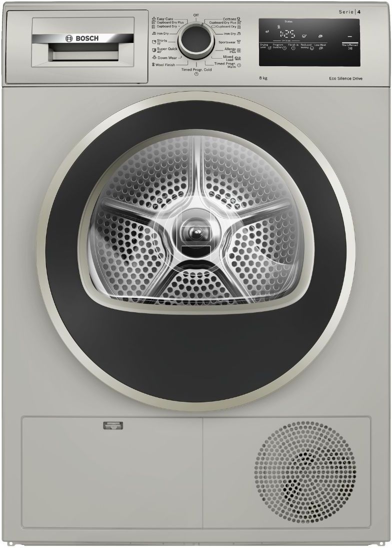 bosch 8 kg Dryer with In-built Heater Silver-picture-30
