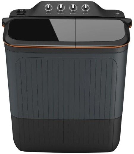 7.5 kg semi automatic top load black