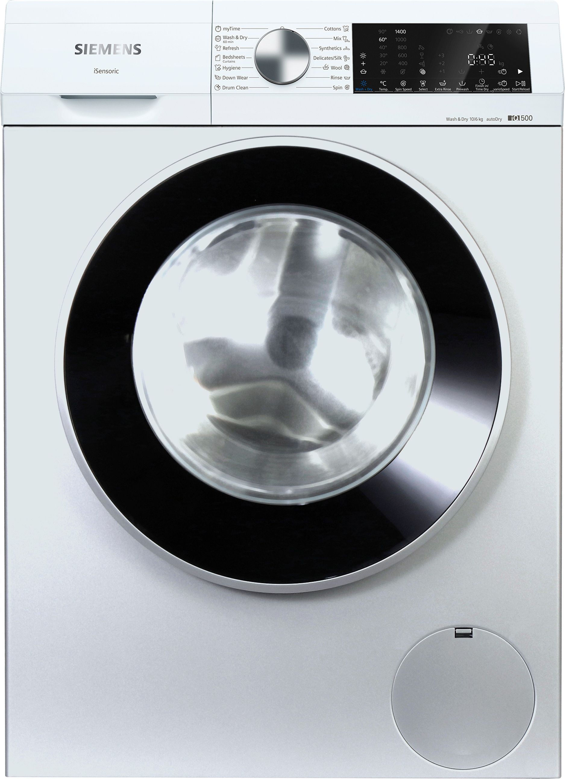 siemens 7/6 kg Ready to Wear Clothes Washer with Dryer with In-built Heater White-picture-18