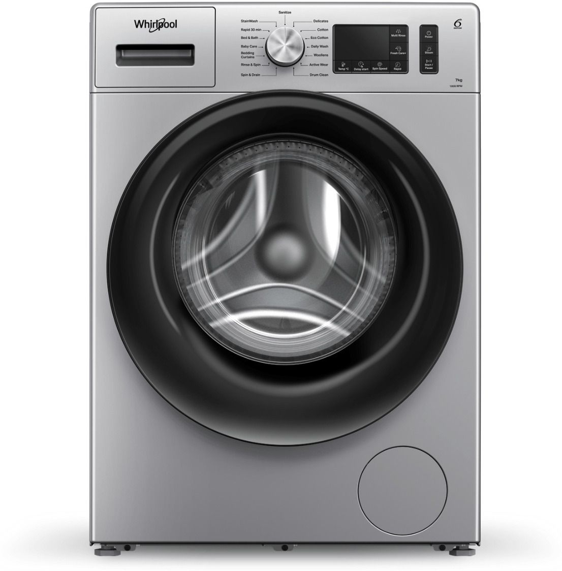 whirlpool 7 kg Fully Automatic Front Load with In-built Heater Silver-picture-11