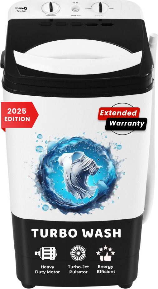 innoq 8.5 kg | Turbo Wash | Magic Filter | Lint Filter |Bubble Booster | 2025 Edition Washer only Black-picture-31