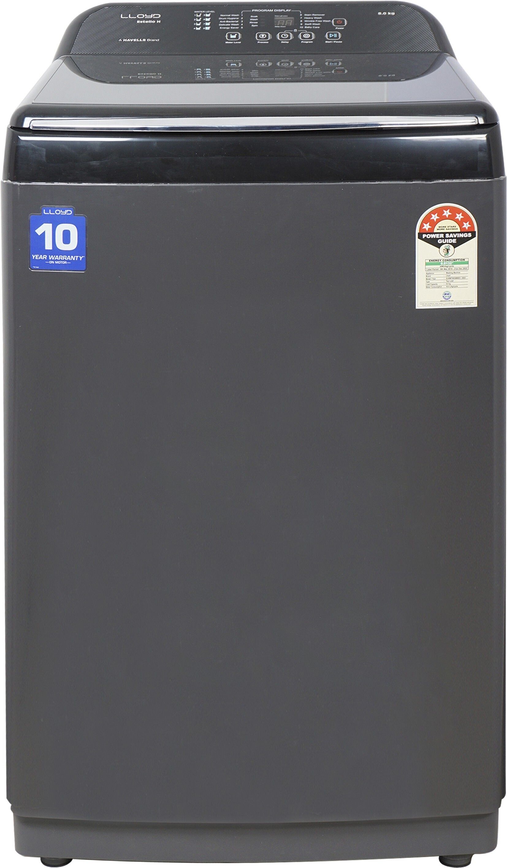8 kg Fully Automatic Top Load with In-built Heater Black-image-22