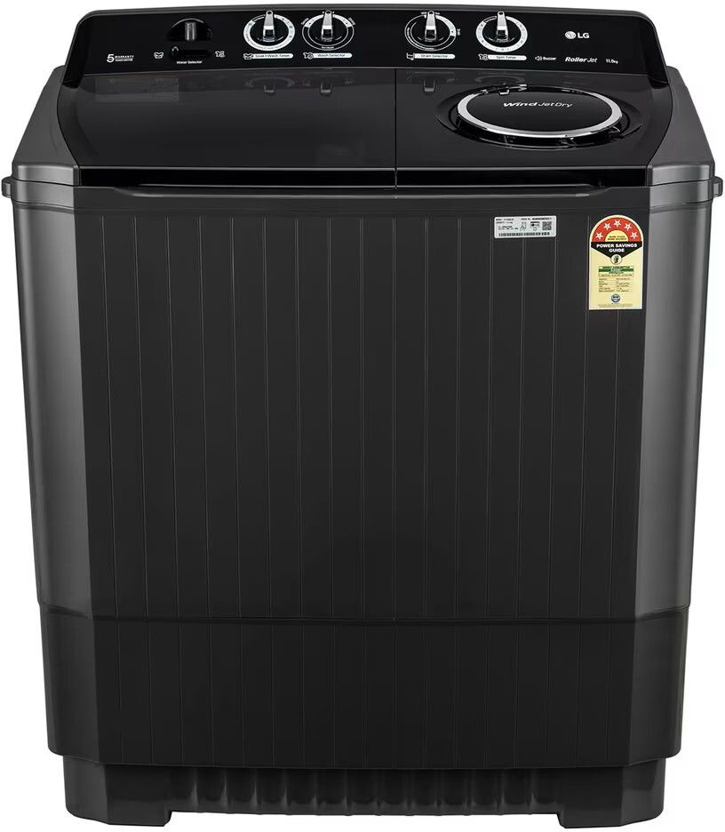 lg 11.5 kg Semi Automatic Top Load Black-picture-23