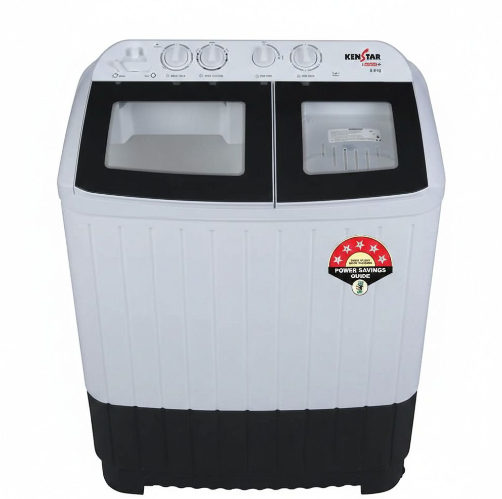 kenstar 8.5 kg Semi Automatic Top Load Grey, White-picture-14