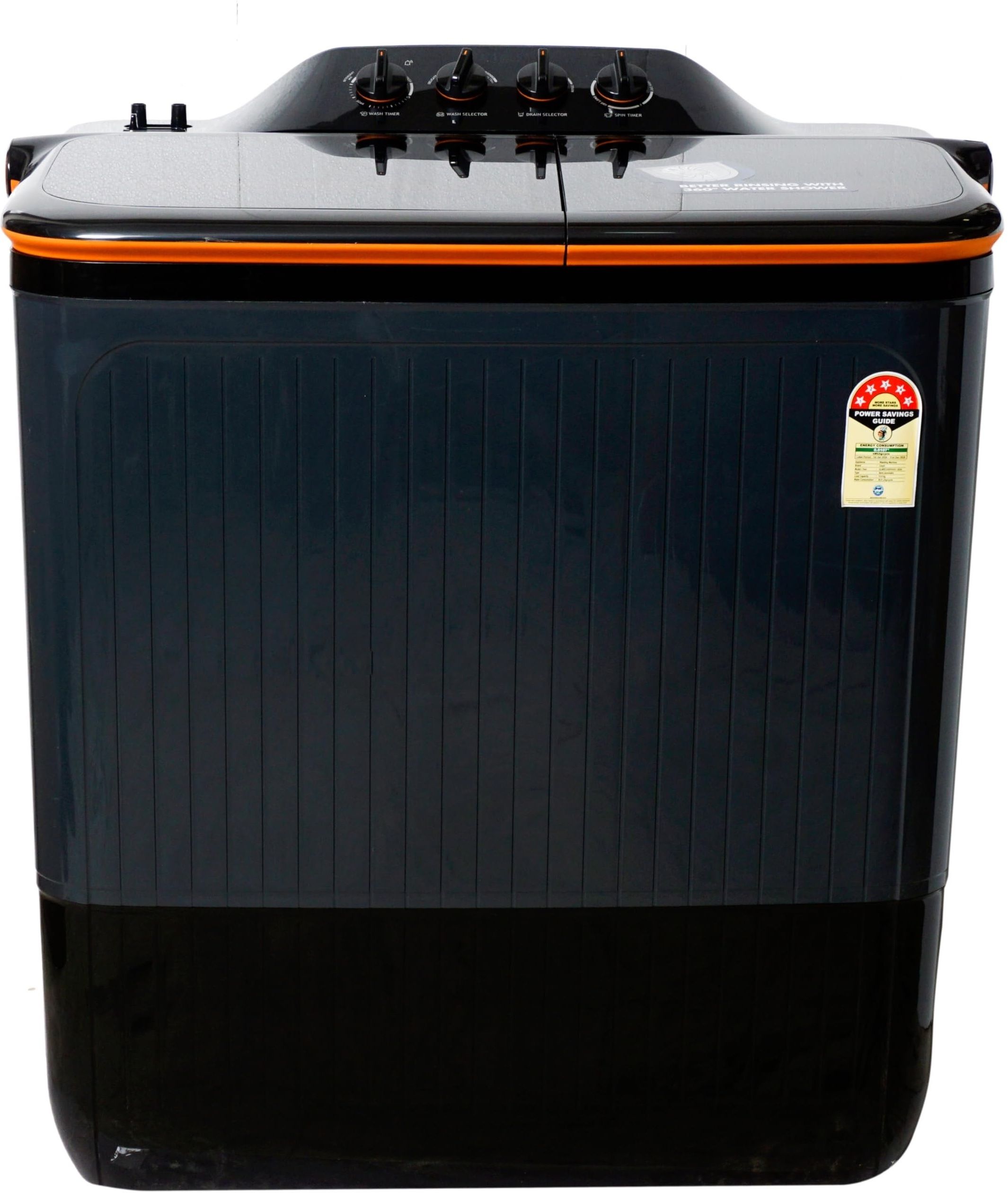 12 kg Semi Automatic Top Load Grey, Black-image-43