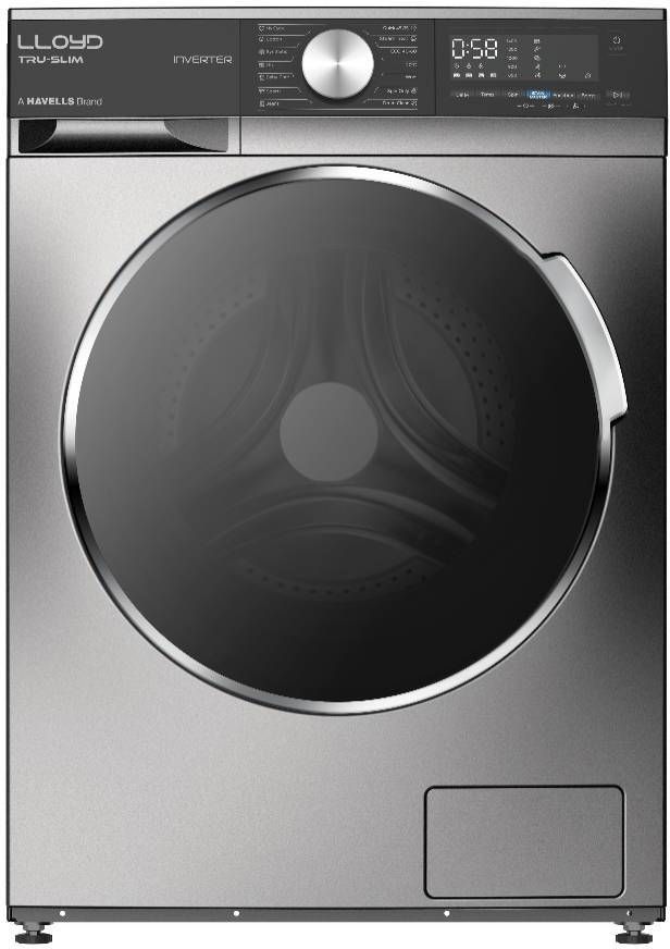lloyd 7 kg Fully Automatic Front Load with In-built Heater Black-picture-9