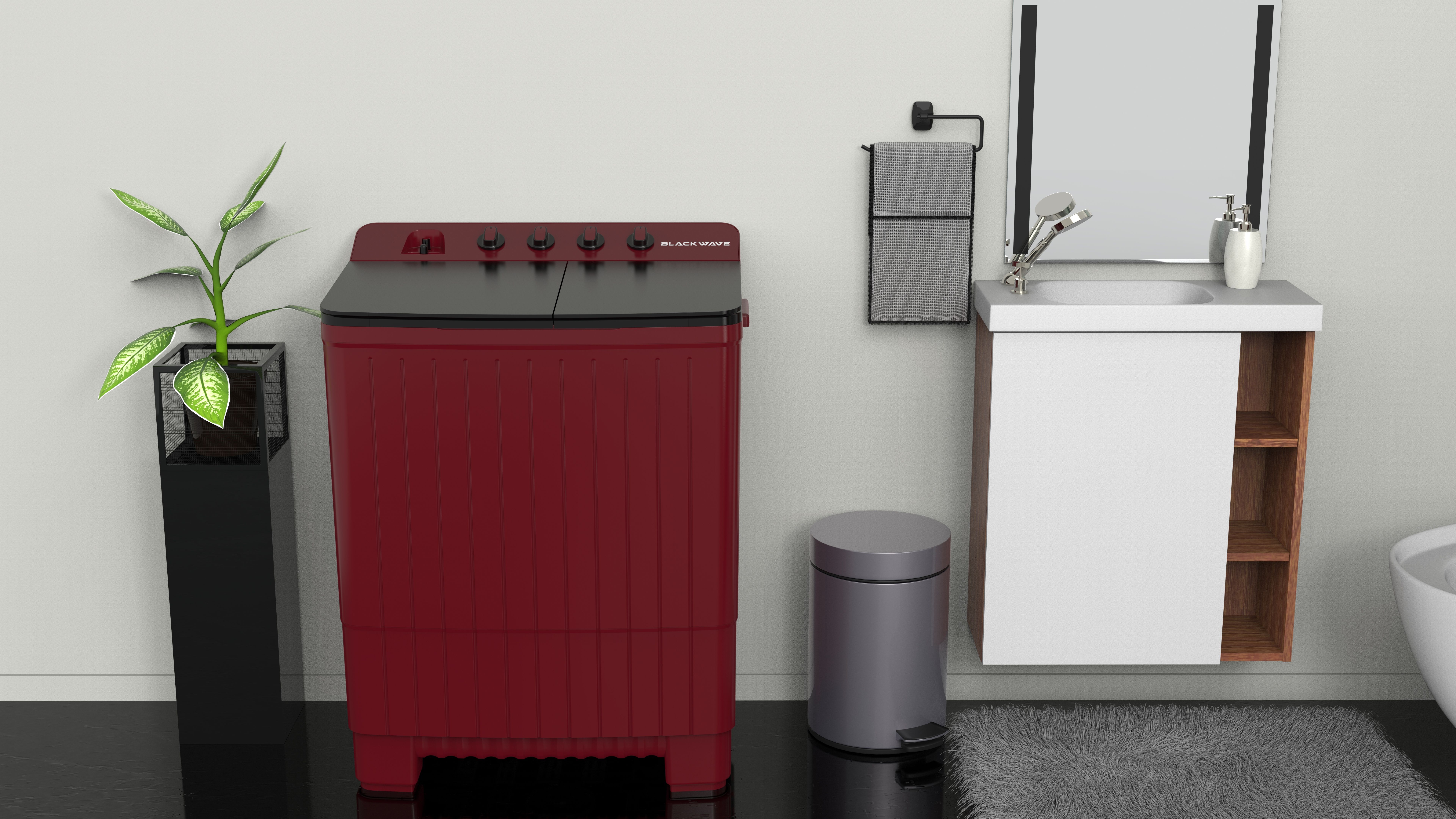 7.5 kg Semi Automatic Top Load Maroon-image-29