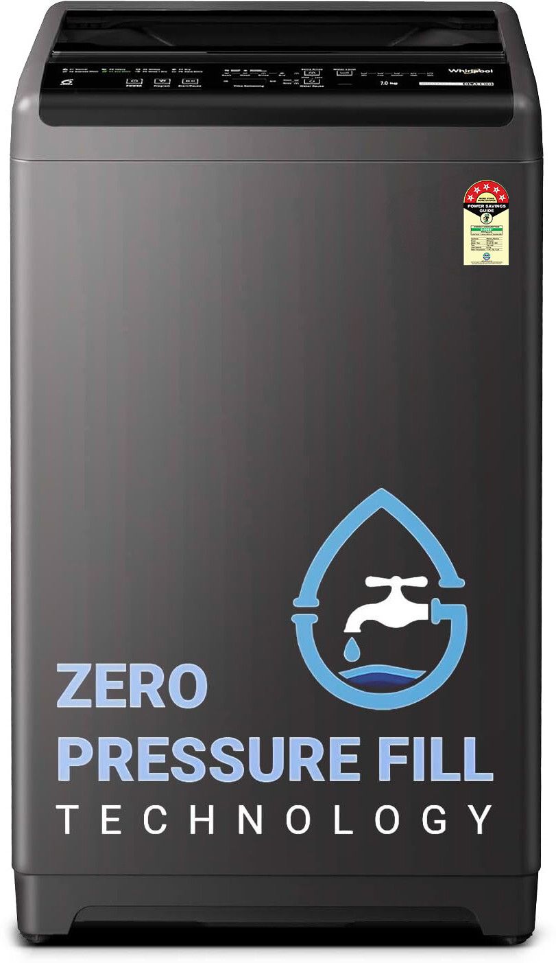 6 kg Magic Clean 5 Star and Digital Display Fully Automatic Top Load Grey