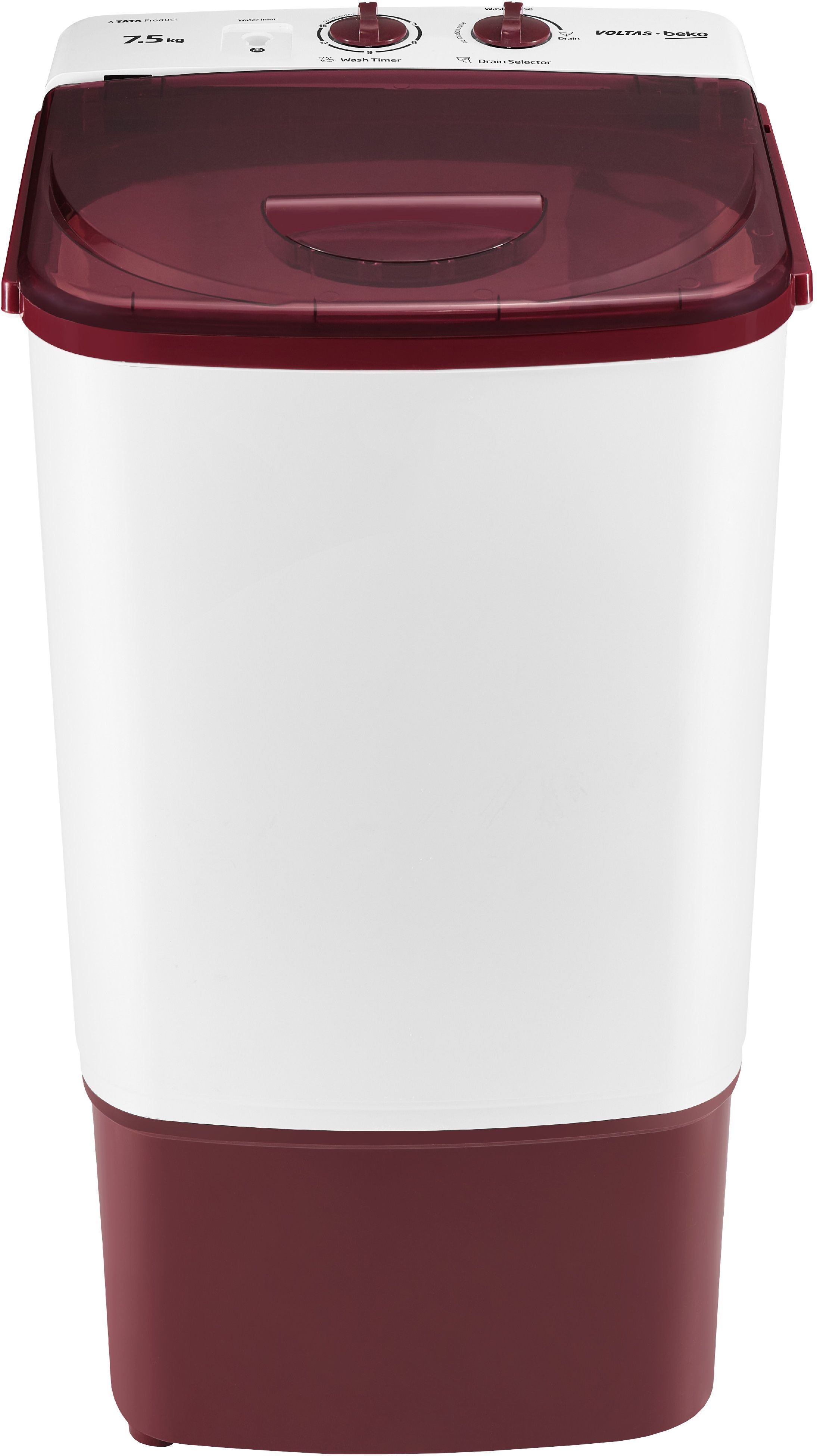 voltas beko 7.5 kg Washer only Maroon, White-picture-48