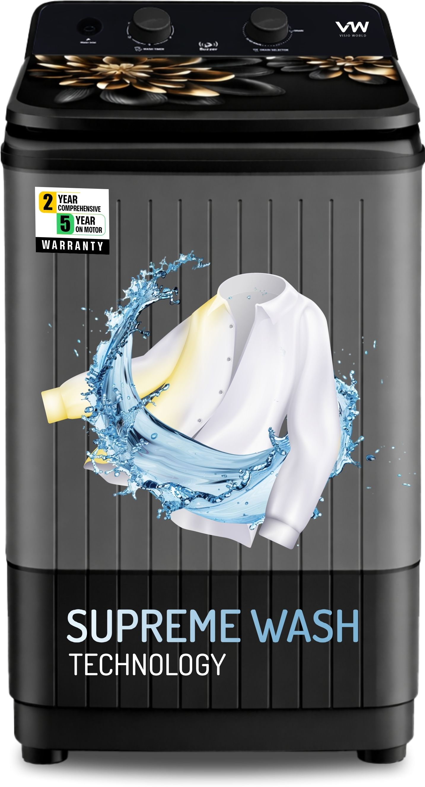 8.5 kg Washer only Grey-image-48