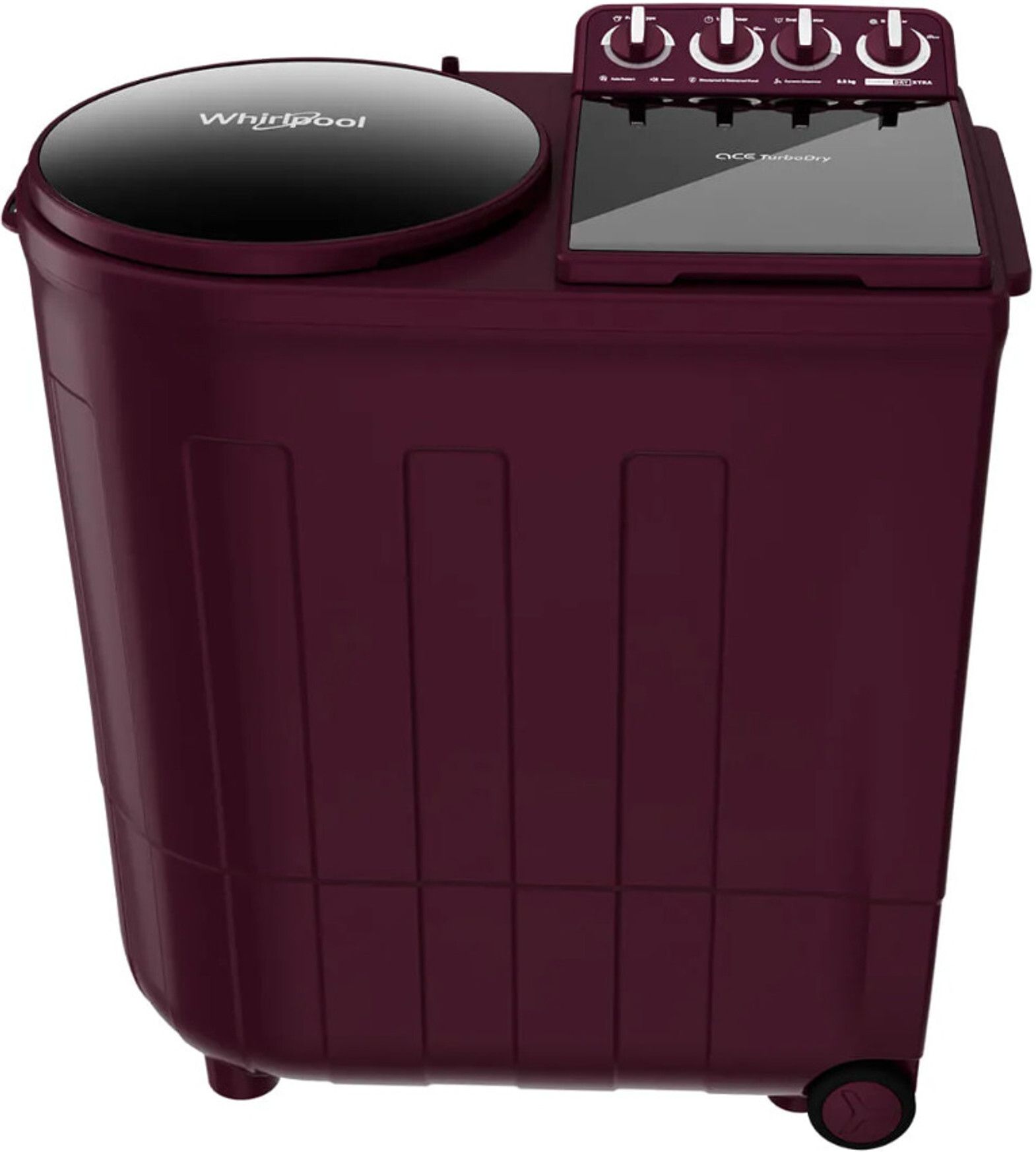 whirlpool 8.5 kg Semi Automatic Top Load Maroon-picture-14