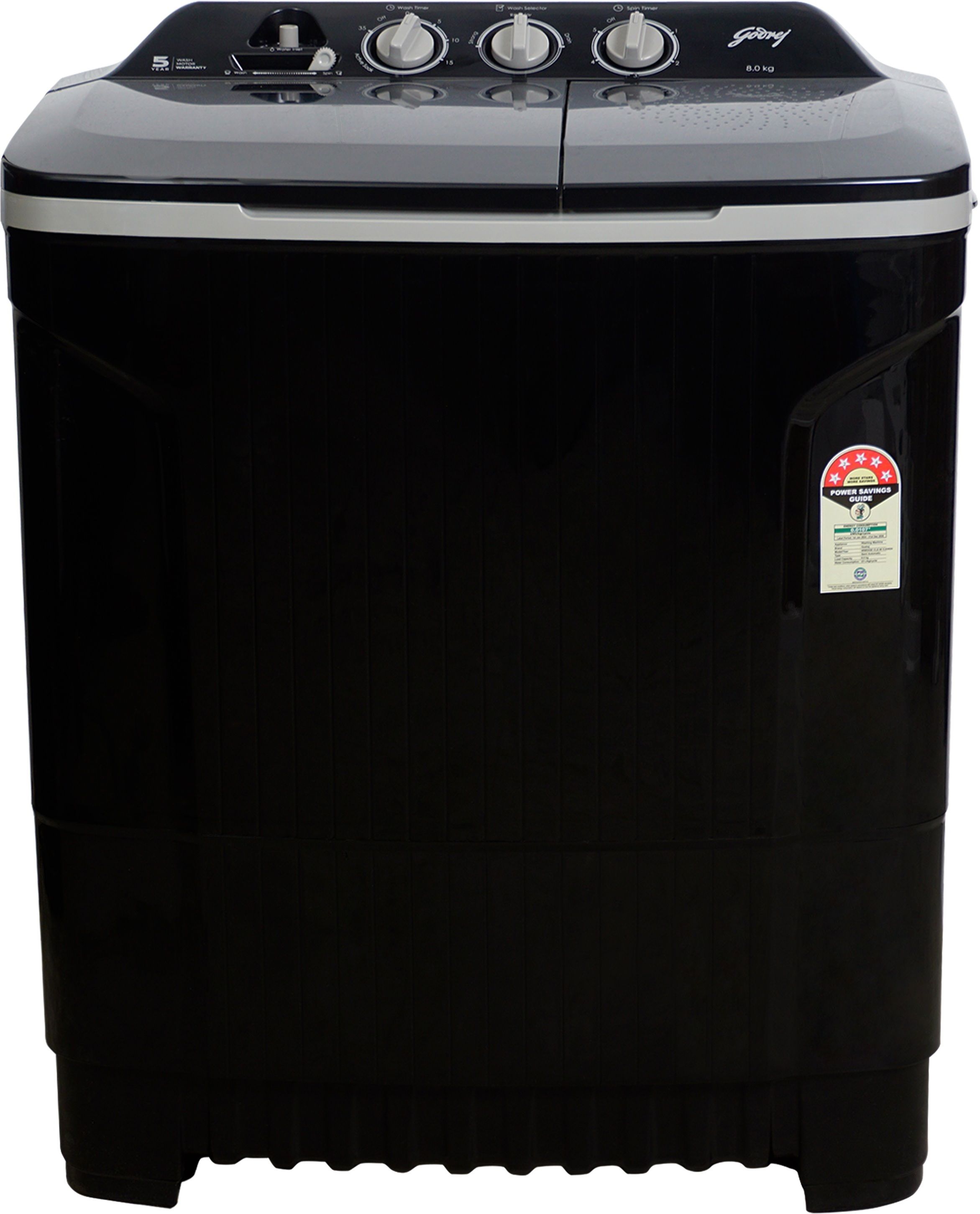 godrej 8 kg Semi Automatic Top Load Black-picture-24