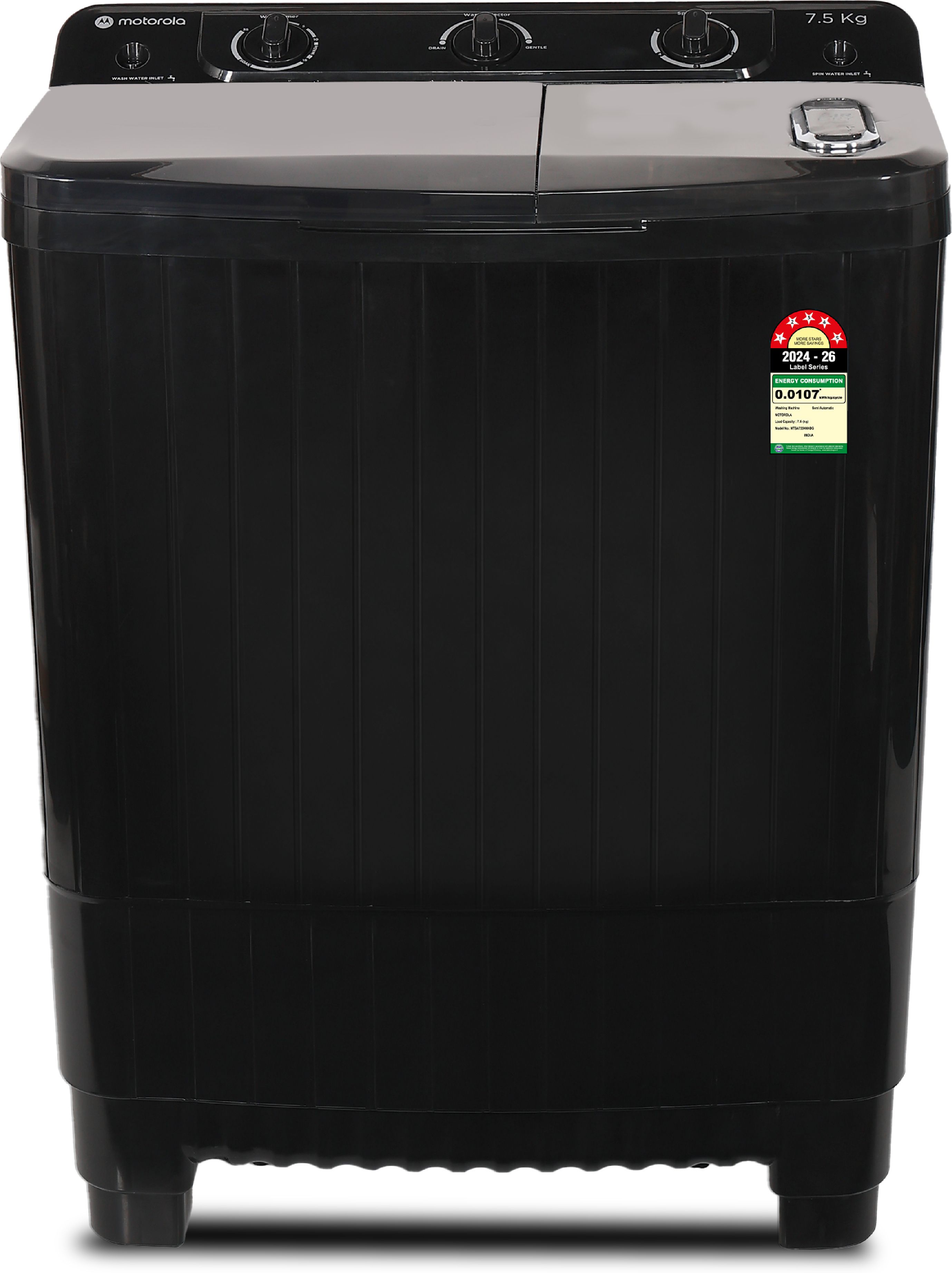 7.5 kg Semi Automatic Top Load Black-image-41